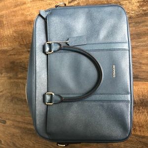 Metropolitian slim briefcase- slate